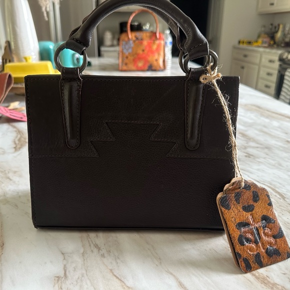 STS Ranch Leopard Mini Satchel - Picture 3 of 5